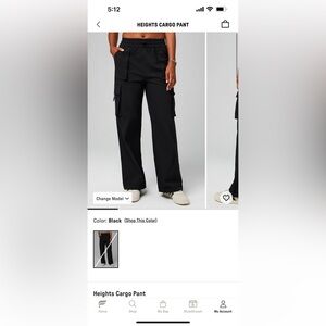 Fabletics Cargo Pants - Size Medium